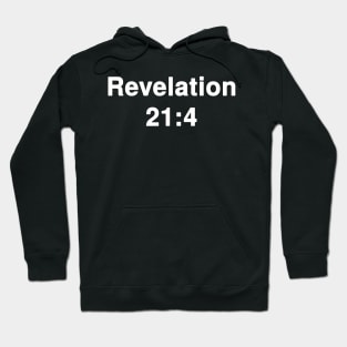 Revelation 21:4  Title Typography Hoodie